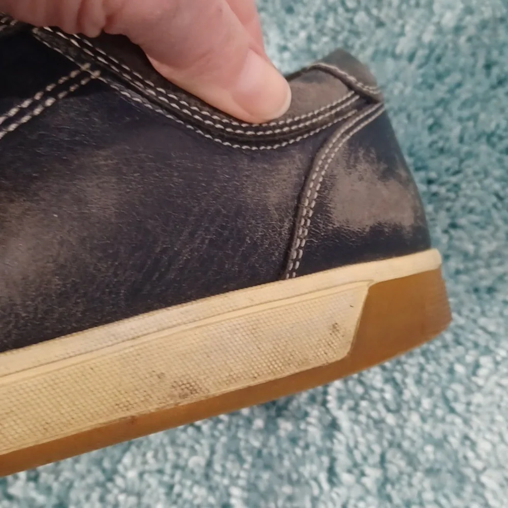 COLE HAAN Men's Blue Leather Sneakers size 9 M - Picture 13 of 16